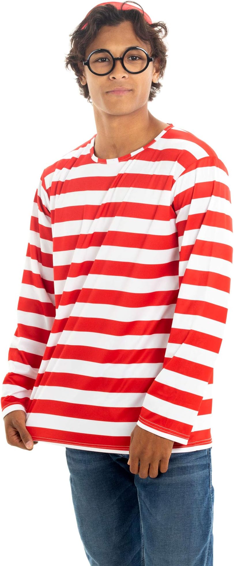Where's Wally Halloween Costume - Where's Wally Men's Cosplay Outfit