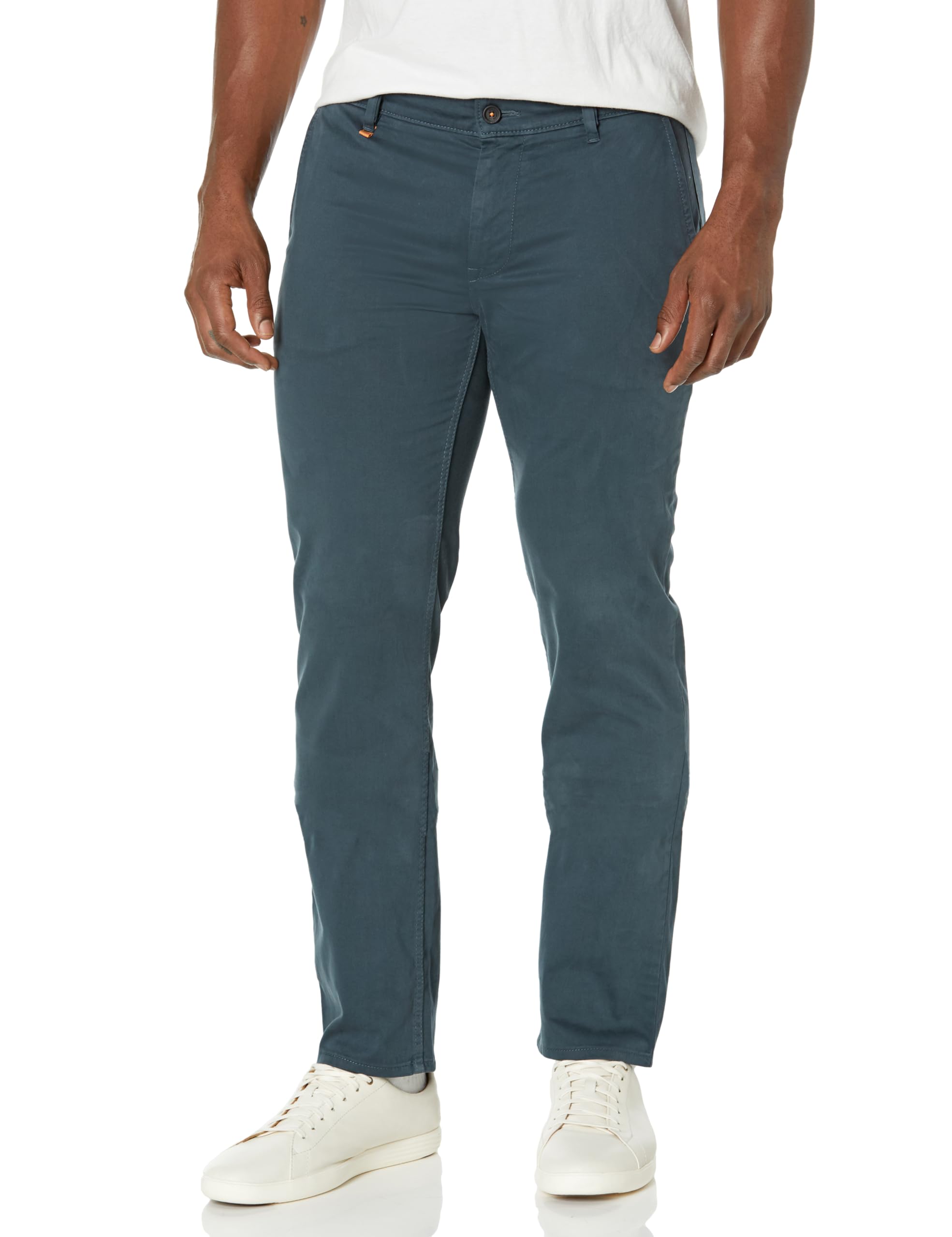 BOSS Slim Fit Cotton Blend Trousers