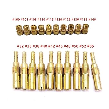 lzn Vergaser Haupt Jet kit Set Langsam / Pilot Jet für PWK Keihin OKO CVK 20 Stücke
