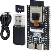 Freenove ESP32 ESP32-S3 Camera Board Kit (8 MB Flash) with 1GB Card | Dual-core 32-bit 240 MHz Microcontroller, USB-OTG Camera WiFi+BT, Python C Code, Example Projects Tutorial