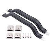 Front Interior Door Handle Pull Strap Kit for Jeep Wrangler YJ 87-95 | Black Left Driver and Right Passenger Side 55009801K