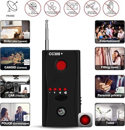 Amazon.com: Detector de cámara oculta, detector de RF y ...