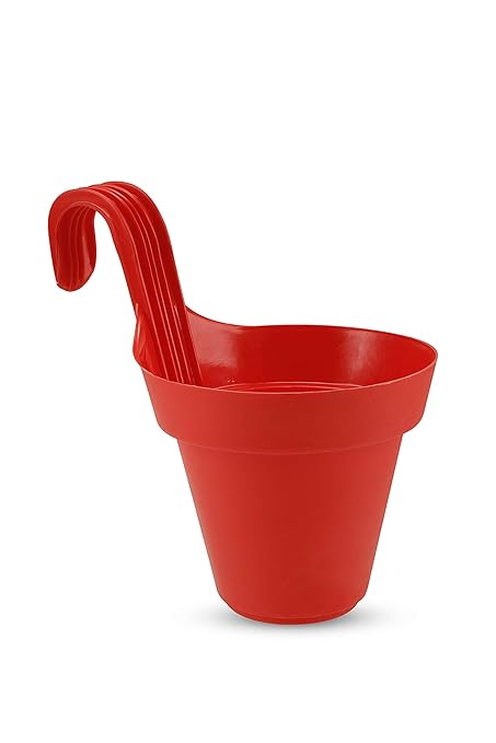 Garden Needs I Smart Set of 5 Hanging Planter Made of 100% Virgin Plastic, Size - 30 cm x 20 cm x 28 cm