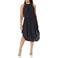 knee length dresses for ladies Ramy Brook AUDREY SMOCKED MIDI DRESS- wild pink