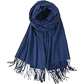 TUSHUSTY Scarf for Women Winter Pashmina Feel Shawl Wraps Softest Warm Blanket Oversized Scarves Evening Dress Wraps