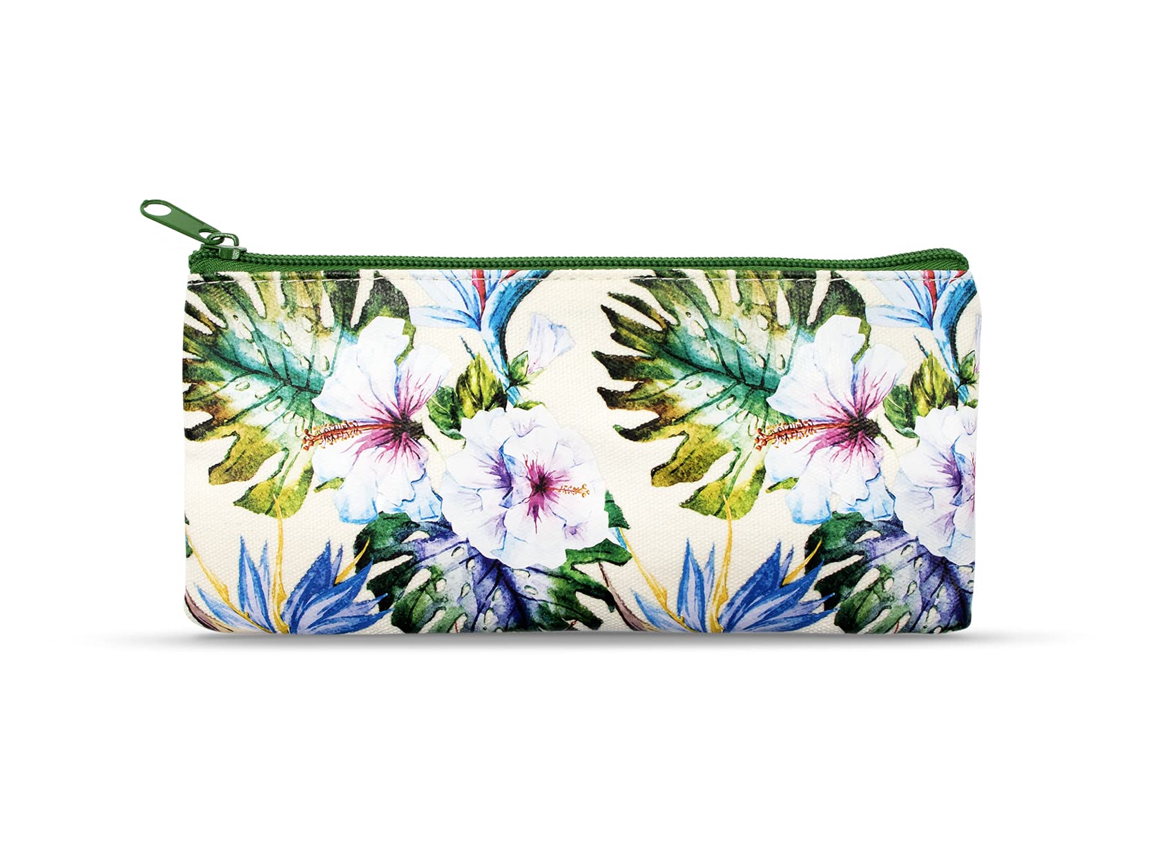 Pigna Nature Flowers Bag, White, White, Pigna Nature Flowers Pencil Case, White