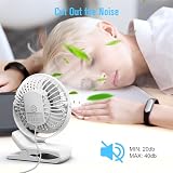 HONYIN Mini USB Clip Fan Clip Desk Personal Fan 720° Rotation 3 Speeds view 4