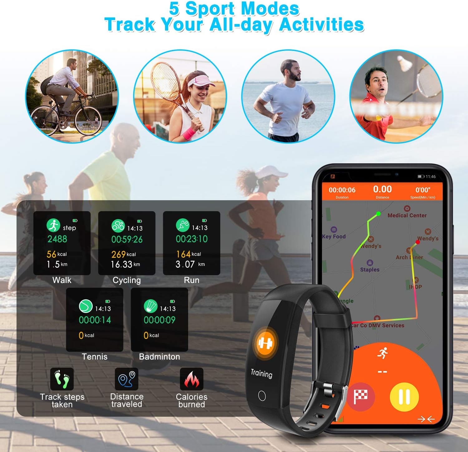 elegiant fitness tracker