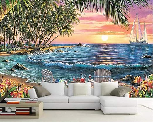 Get Arte de la pared de madera de la playa Free HD