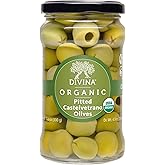 Divina Organic Castelvetrano Pitted Olives, 10.6 Ounce