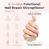 Modelones Nail Care 8 in 1 Ridge Filler Strengthener Base Coat 15ml view 3
