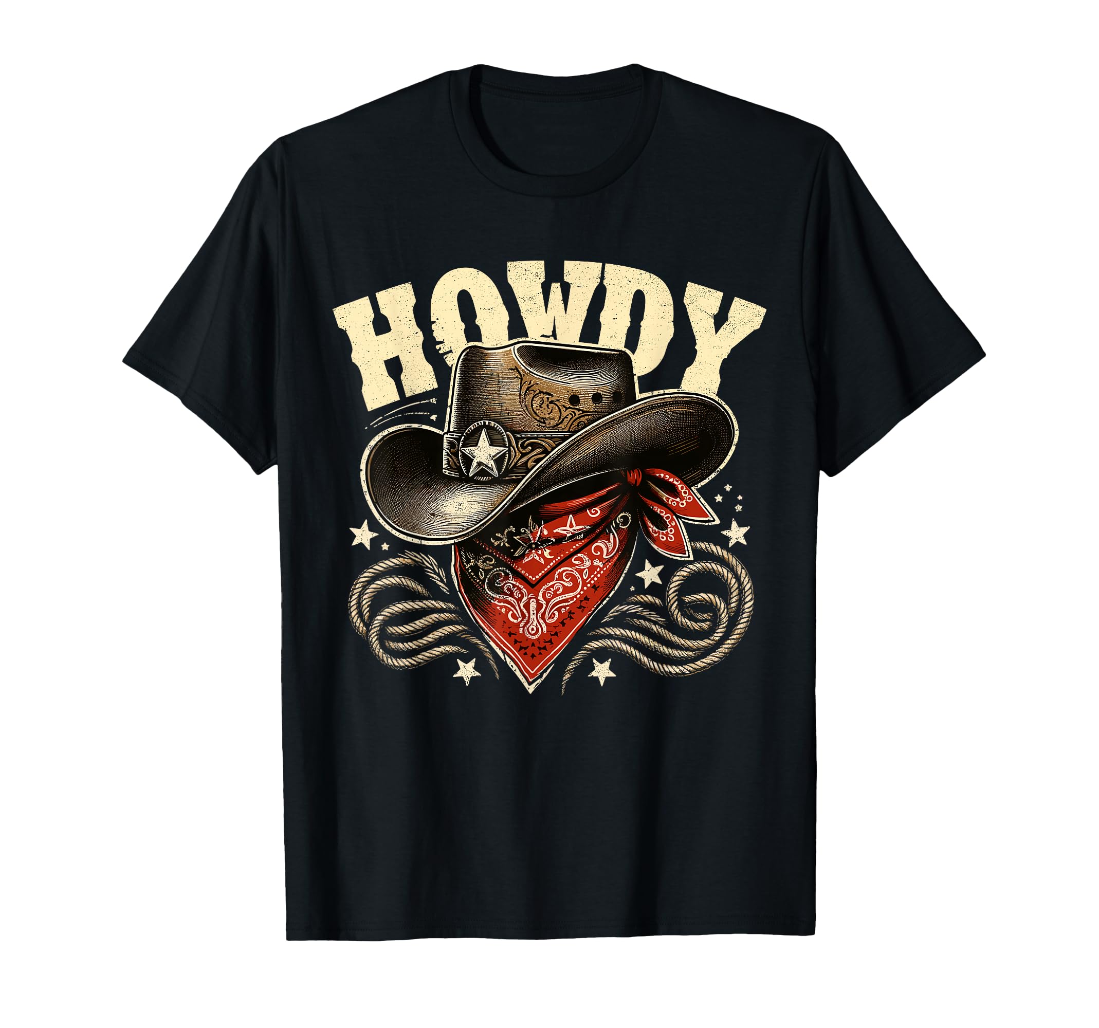 Photo 1 of (2) ( diiferent shirts )Howdy Cowboy Hat Western Rodeo T-Shirt