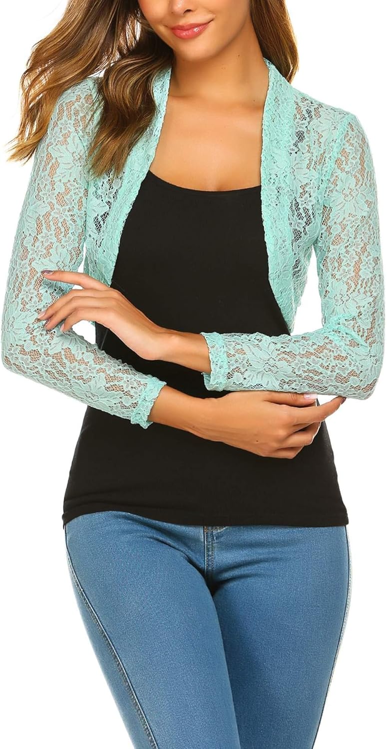Women's lace shrugs Clearance