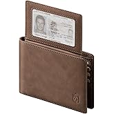 Zitahli Wallet for Men 12 Card Holder Slim Rfid Leather 2 ID Window Wallets With Gift Box Men's Accessories