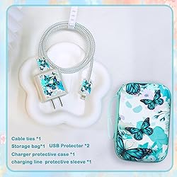 Cute Phone Charger Case Storage Set with Lovely
