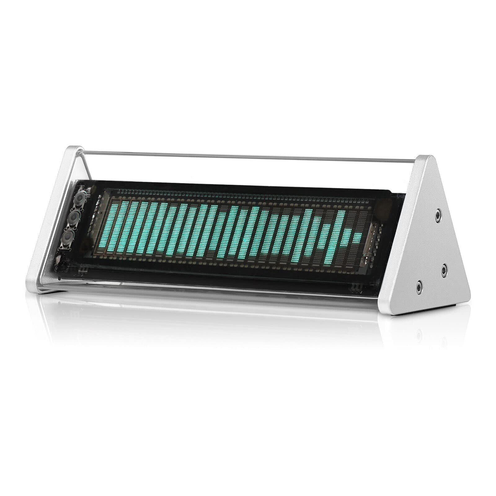 Douk Audio VFD253 Bluetooth Receiver, 3.5mm Jack Audio Switch Box, High-precision Clock, Music Spectrum Analyzer, Attractive Design for Personal Computer, USB Cable Included