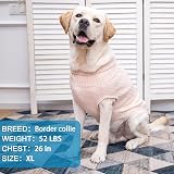 Mihachi Turtleneck Dog Sweater Winter Coat Cable Knit Leash Hole Assorted Colors view 5