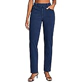 IUGA Women's Straight Leg High Waisted Pull On Bootcut Jeans