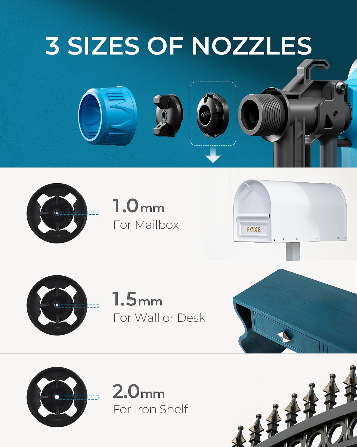 Tilswall Paint Sprayer Compatible with Dewalt 20V Battery, Ultra-Light HVLP Cordless Paint Sprayer with 4 Nozzles & 3 Patterns, Electric Paint Gun for House Painting, Furniture, Cabinets, DIY