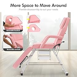 Jaxilyn Tattoo Chair Facial Bed with Two Trays
