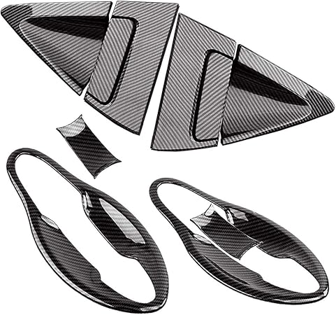 Amazon Kayafar ホンダ ヴェゼル 専用ドアハンドルカバー Vezel ドアノブカバー ガーニッシュ メッキカバー Honda Vezel 外装 ドレスアップ カスタム パーツ プロテクター 金属製 爪キズ防止 フロント リア10pセット カーボン調 室外ドアハンドル 車 バイク