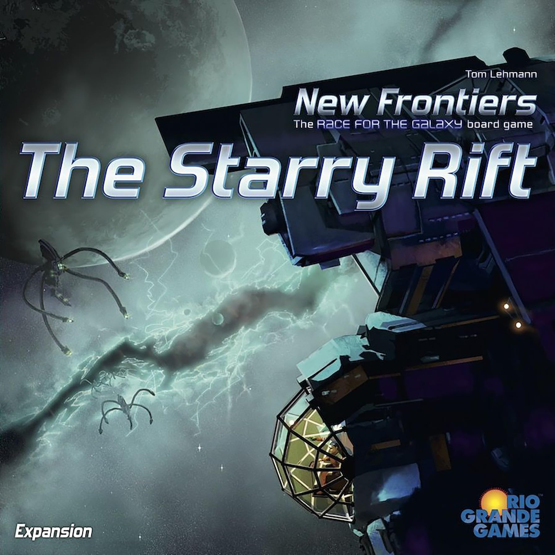 Rio Grande Games: New Frontiers Starry Rift - Expansion Board Game, The Race for The Galaxy Board Game, Ages 14+, 1-5 Players, 45-90 Min
