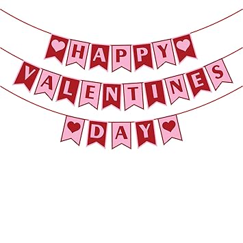 Party Propz Happy Valentine S Day Banner With Valentine Day Heart