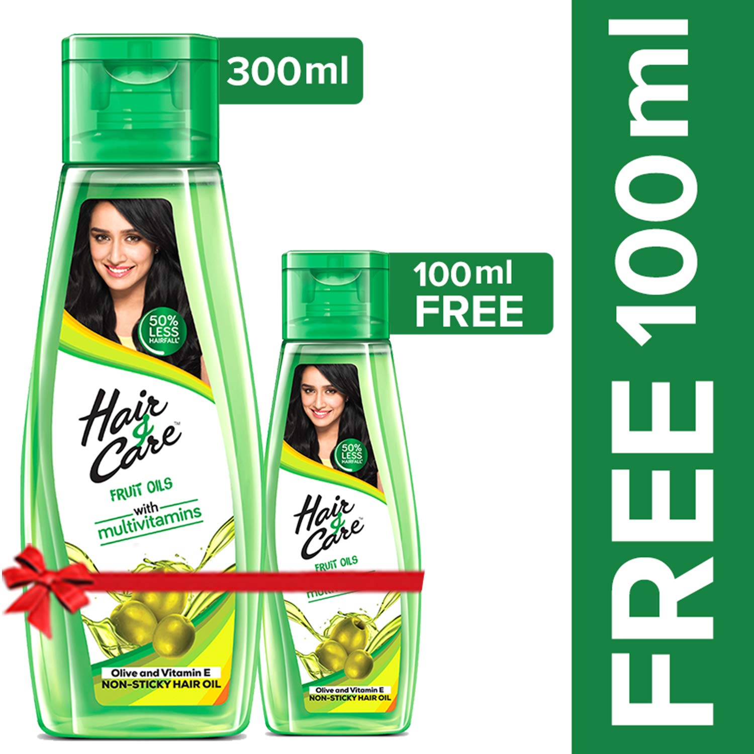Buy Hair Care Fruit Oils Green 300ml With Free 100ml Online At