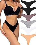 CUTE BYTE Cotton Thongs for Women Sexy Ladies