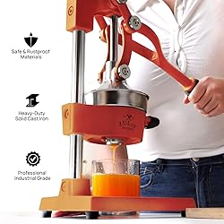 Zulay Kitchen Cast-Iron Orange Juice Squeezer