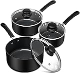 MICHELANGELO Sauce Pan Set, Ultra Nonstick Sauce