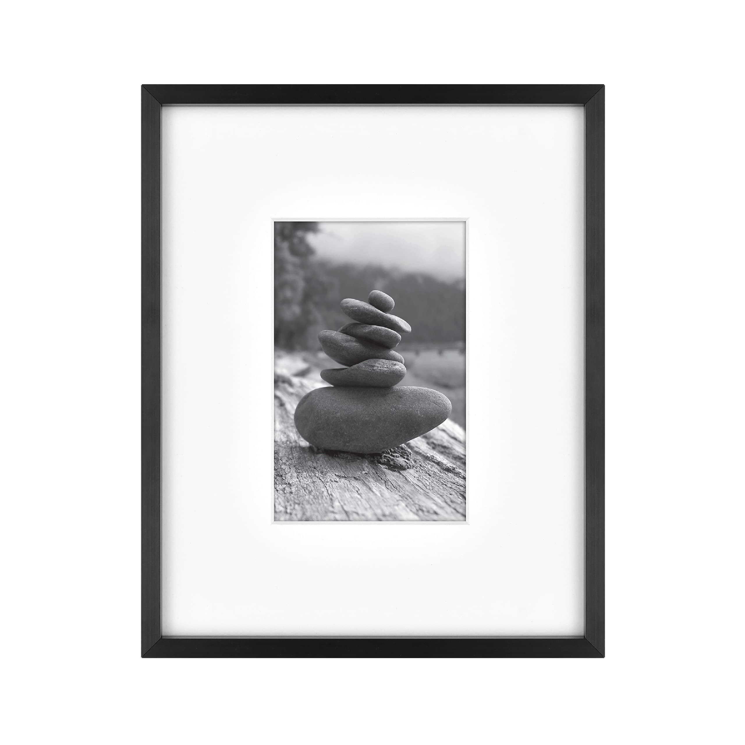 MCS Gallery Wall Frame, Black, 8 x 10 in matted to 4 x 6 in