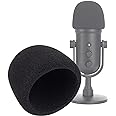 Seiren V2 X Foam Cover or Razer Seiren V2 Pro Mic Pop Filter, Mic Cover Compatible with Razer Seiren V2 Pro and Razer Seiren V2 X USB Microphones, Block POPS by YOUSHARES