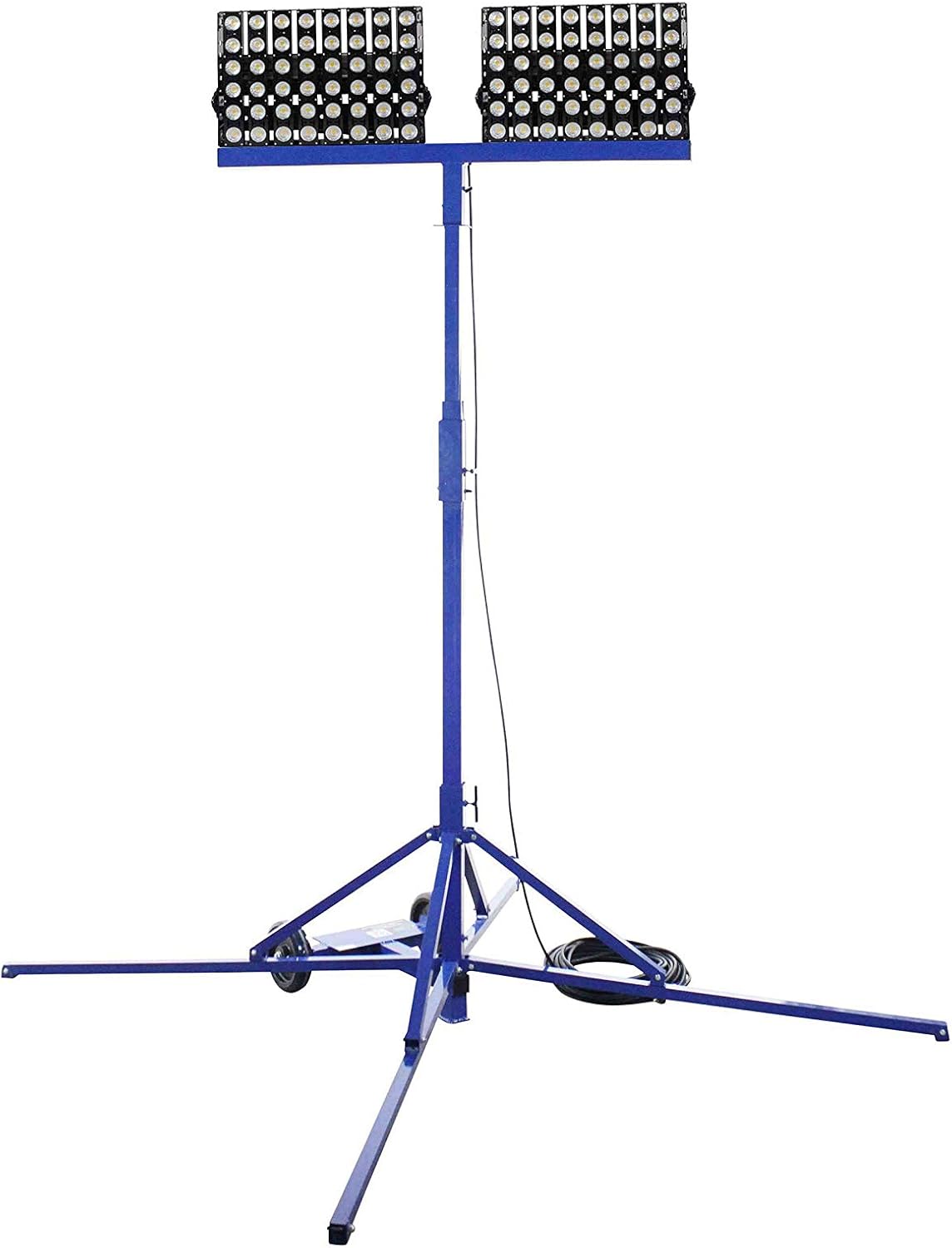 Temporary Construction Lighting 712 Height Quadpod Mount 1000 Watt