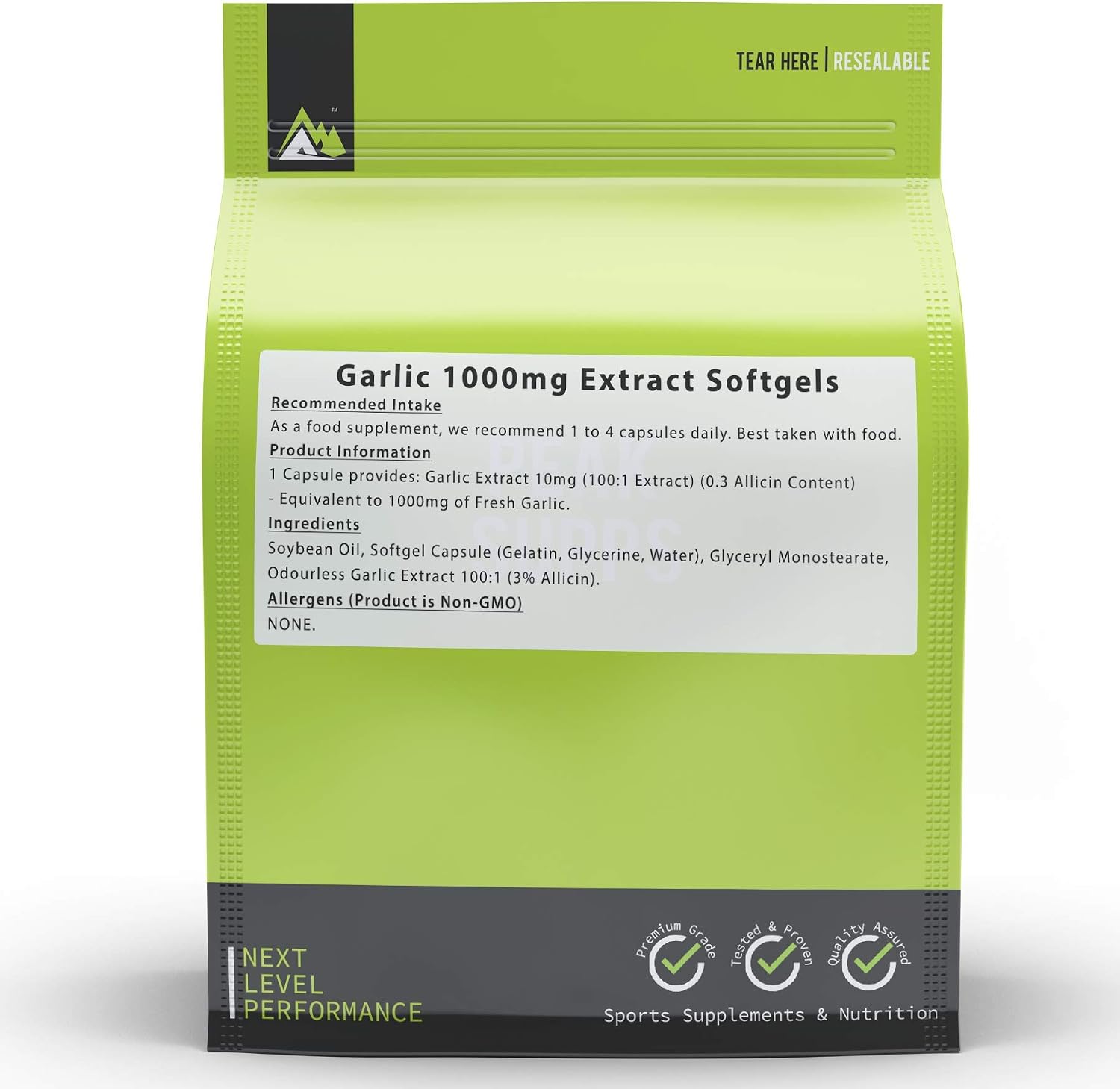 Garlic Extract 5000mg - 360 Softgel Capsules - 1% Allicin, 360 count (Pack of 1) - Image 3