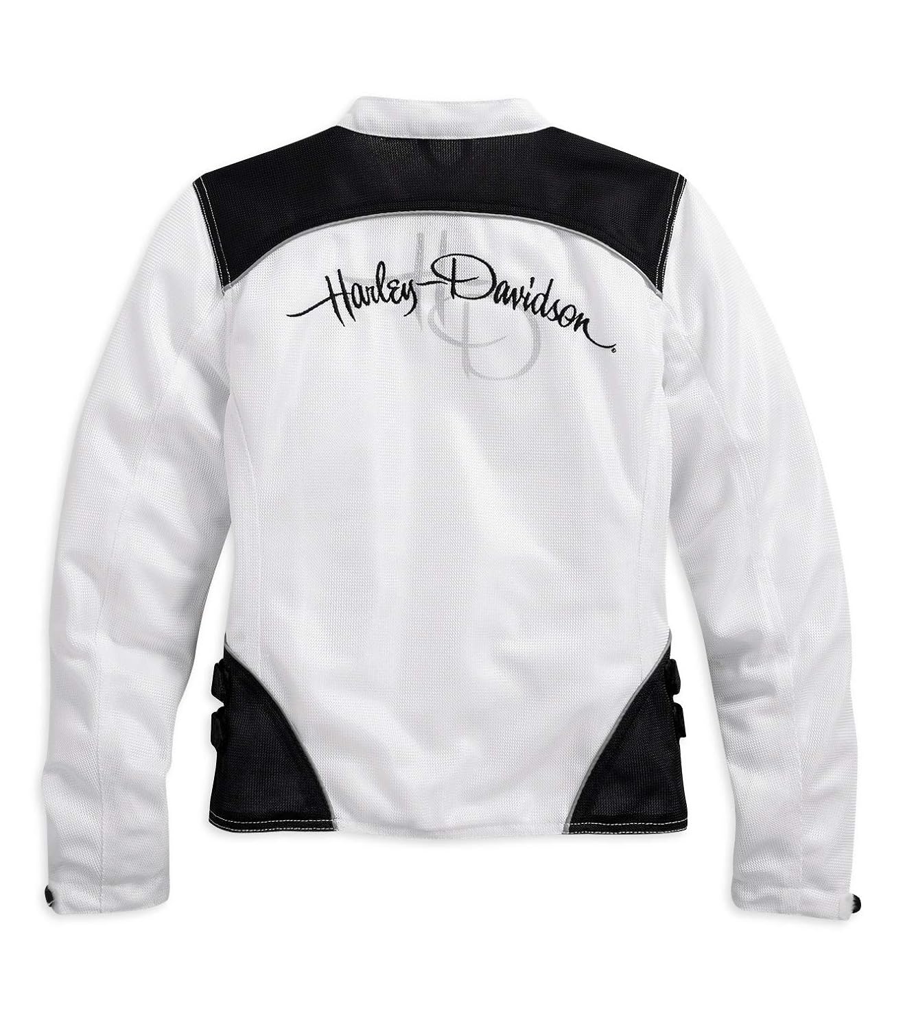 HarleyDavidson Official Women's Callahan Mesh Riding Jacket, White (XX