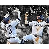 Ikonic Fotohaus Manny Machado Fernando Tatis Jr Signed Photo Autograph Print Wall Art Home Decor