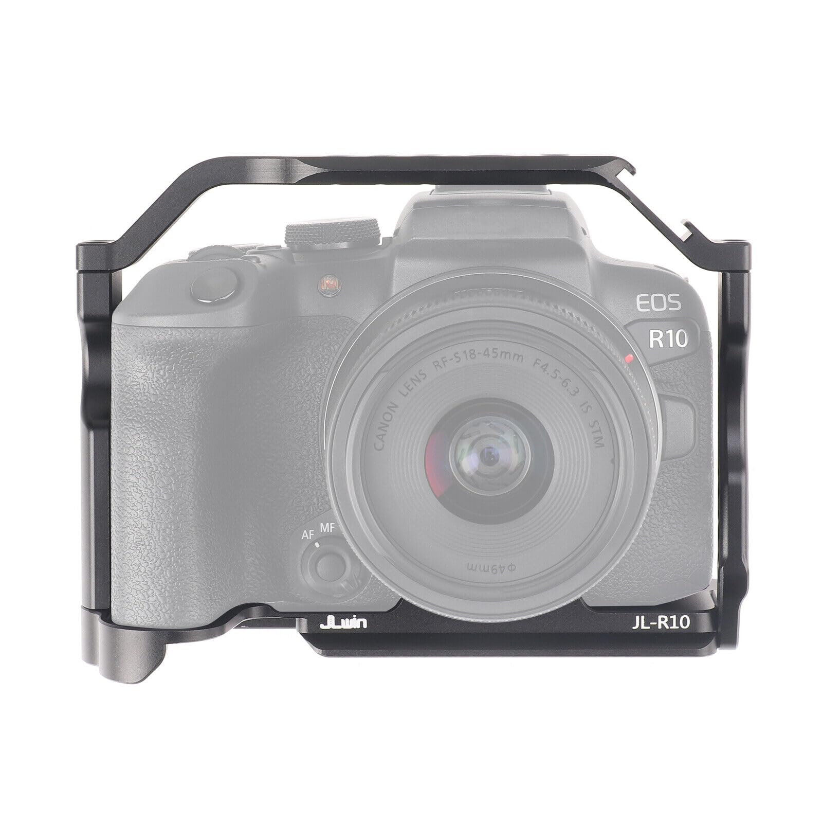 Hersmay R10 Cage, Camera Cage for Canon EOS R10 Cameras Movie Making Vlogging Rig Stabiliser with 1/4 Inch Attachment and 3/8 Inch Arri Mounting Hole