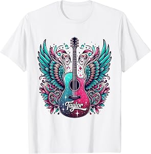Girl Retro Taylor First Name Personalized Groovy 80's T-Shirt