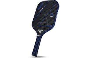 SVICX Pickleball Paddles,Pickleball Paddles Set of 2,Professional Carbon Fiber Pickleball Paddle-16mm,Superior Control,Strong Power and Forceful Spin,Extended Handle for Two-Handed Grip,USAPA Approved