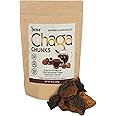 Sayan Siberian Pure Raw Chaga Mushroom Chunks with Black Top Crust 8 Oz / 223 g – Premium Wild-Harvested Antioxidant Tea for Immune Support, Focus and Digestive Health - Non-GMO