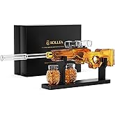 Birthday Gifts for Men Dad, Kollea Gun Whiskey Decanter Sets for Men with 2 Granade Glasses & Detachable Scope, Liquor Dispenser for Bar, Military Present for Father, Brother, Anniversary, Christmas