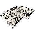 Elektroplate Officially Licensed Game of Thrones House Stark Dynamic Decal - 3.2" x 4.75" | Premium All Weather for Car, Water Bottle, Laptop, Tablet, Window, Cooler, Toolbox, Phone | Made in The USA