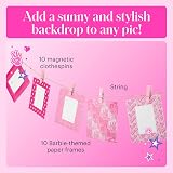 Kodak Barbie Printomatic Instant Camera Bundle with Case Album 50 Stickers Zink view 6