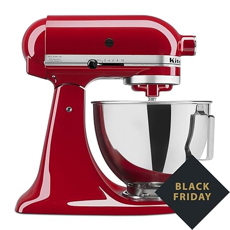 Kitchen Aid Tilt-Head Stand Mixer 4.5 Quart KSM85PBER, Empire Red