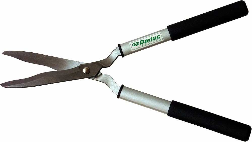 Darlac Lightweight Shear Garden Shears - Carbon Steel, Wavy Blades