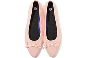 Shupua Women's Flats Black Flats Shoes Pointed Toe Ballet Flats Comfortable Bow Girls Flats Dressy