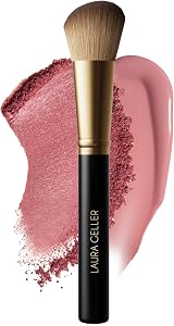 Laura Geller Angled Blusher Brush - Vegan Dense Bristles for Precise Contour