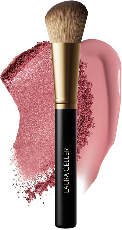 Laura Geller Angled Blusher Brush - Vegan Dense Bristles for Precise Contour