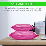iSOUL 50 Hot Pink Mailing Bags 5 Sizes Poly Postal Self Seal Mailers view 2